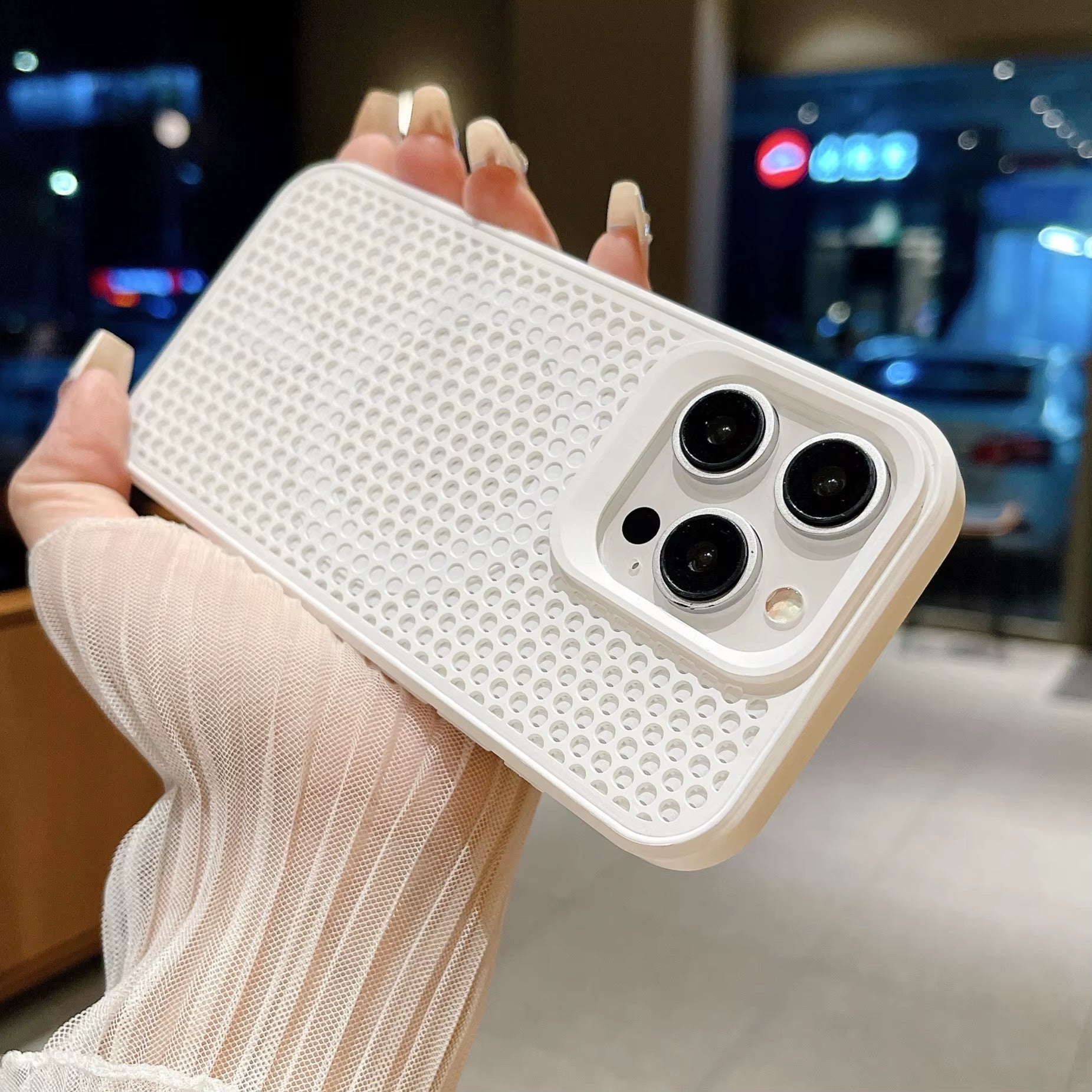 Magnetic for Magsafe Cooling Breathable Shell Case for Iphone 16 15 14 13 12 Pro Max plus Shockproof Heat Dissipation Cover Case